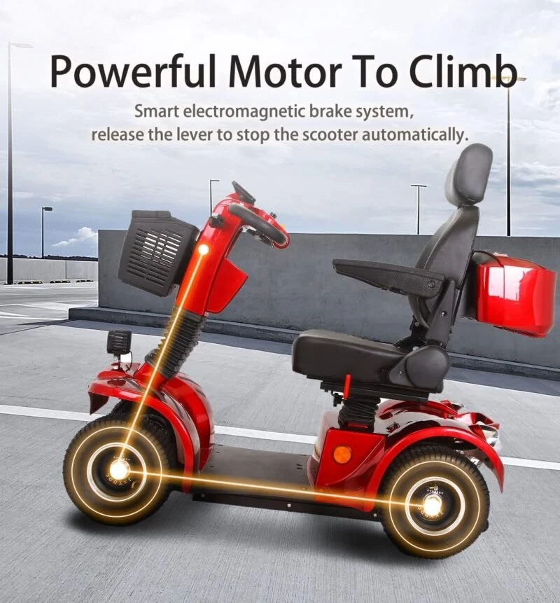 Xmatch Mobility Scooters for Adults & Seniors Review xmatch-mobility-scooters-for-adults-seniors-heavy-duty-4-wheel-medical-electric-powered-wheelchair-device-elderly-rear-b-2
