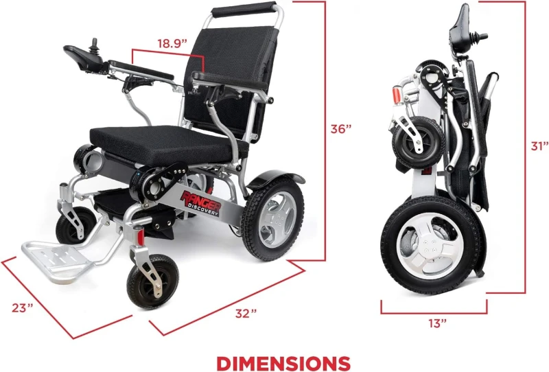Porto Mobility Electric Wheelchair Review porto-mobility-2024-ranger-discovery-lightweight-foldable-weatherproof-exclusive-electric-wheelchair-portable-brushless-1-1