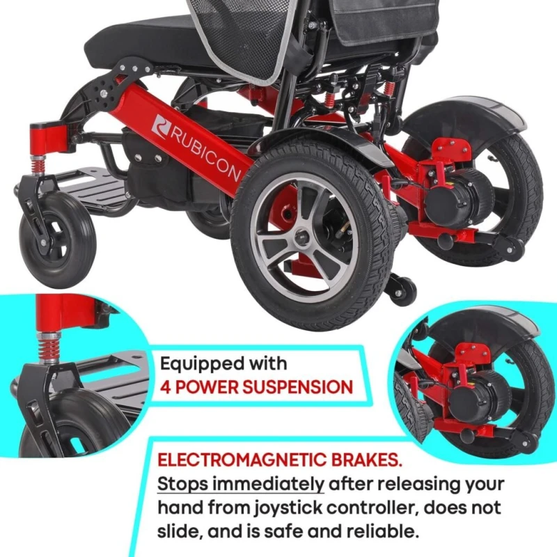WX14 Electric Wheelchair for Adults - 25 Miles Long Range w/Dual Airline Approved Battery - Foldable Motorized Wheelchair- All Terrain Foldable Portable Power Wheelchair for Seniors (Silver) WX14 Electric Wheelchair for Adults - 25 Miles Long Range w/Dual Airline Approved Battery - Foldable Motorized Wheelchair- All Terrain Foldable Portable Power Wheelchair for Seniors (Silver)