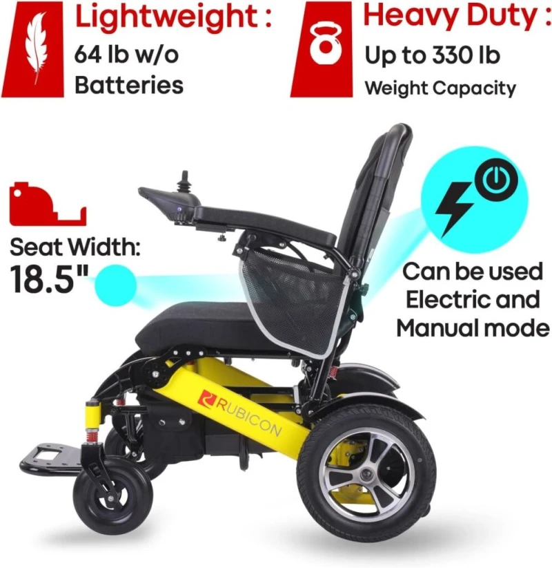 WX14 Electric Wheelchair for Adults - 25 Miles Long Range w/Dual Airline Approved Battery - Foldable Motorized Wheelchair- All Terrain Foldable Portable Power Wheelchair for Seniors (Silver) WX14 Electric Wheelchair for Adults - 25 Miles Long Range w/Dual Airline Approved Battery - Foldable Motorized Wheelchair- All Terrain Foldable Portable Power Wheelchair for Seniors (Silver)