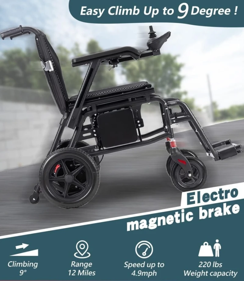 Reclining Foldable Electric Wheelchairs for Adults - 500W Super Horse Power Motor -20 Mile Range ~ 20AH Extended Battery - Include Headrest and Backrest MuMulti-Angle Adjustment Support 280lbs Reclining Foldable Electric Wheelchairs for Adults - 500W Super Horse Power Motor -20 Mile Range ~ 20AH Extended Battery - Include Headrest and Backrest MuMulti-Angle Adjustment Support 280lbs