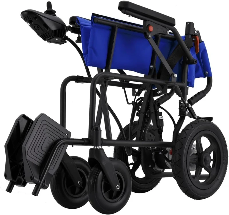 Rubicon DX02- Lightweight (Only 40lbs) Foldable Electric Wheelchair for Seniors - 12 mi Long Cruise Range with 500W Powerful Motor - Airline Approved with Detachable Battery (Model2) Rubicon DX02- Lightweight (Only 40lbs) Foldable Electric Wheelchair for Seniors - 12 mi Long Cruise Range with 500W Powerful Motor - Airline Approved with Detachable Battery (Model2)