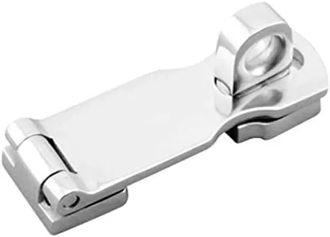 Marine Grade Stainless Steel Door Hasp with Padlock Eye