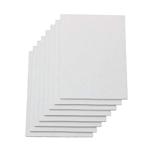 8-Pack Self-Stick Furniture Felt Pads (White)