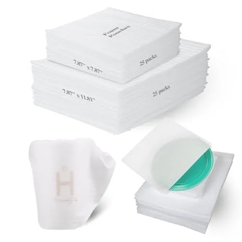 AKLVBL Foam Pouches for Packing Dishes (50 Pack)