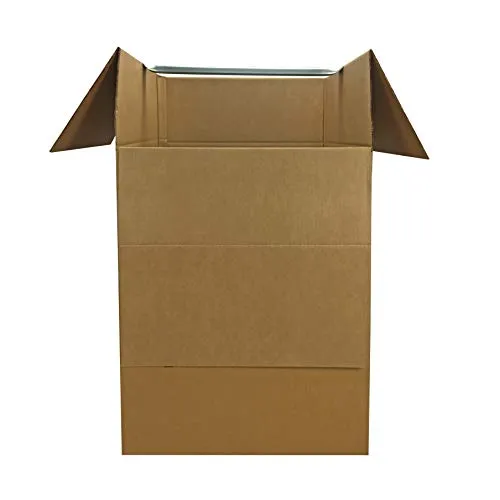 UOFFICE Space Saver Wardrobe Boxes - 4 Pack With Bar Hanger Included
