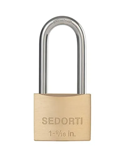 Outdoor Weatherproof Padlock with Stainless Steel Shackle