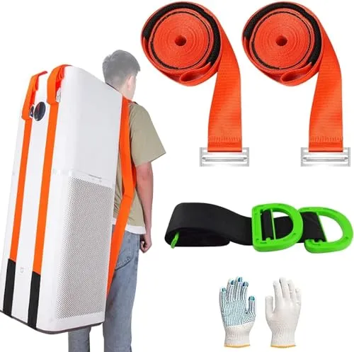 One-Person Moving Straps with Handle Lifter