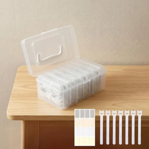 7-Case Portable Cable Storage Organizer with Handle