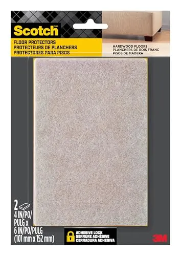 Scotch Felt Pads 4x6 in (Beige)