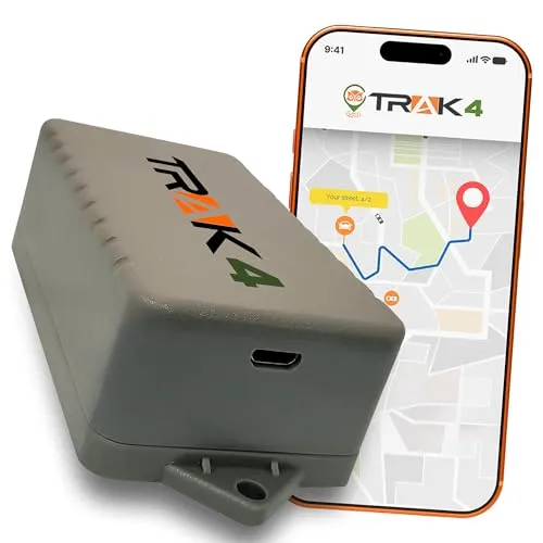 Trak-4 GPS Tracker: Long Battery Waterproof Global Tracking