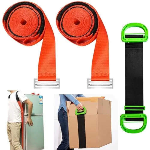 One-Person Furniture Moving Strap with Adjustable Handle