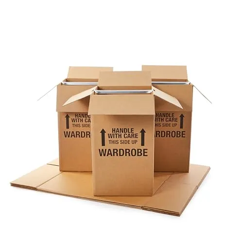 Amazon Basics Wardrobe Moving Boxes (6-Pack)