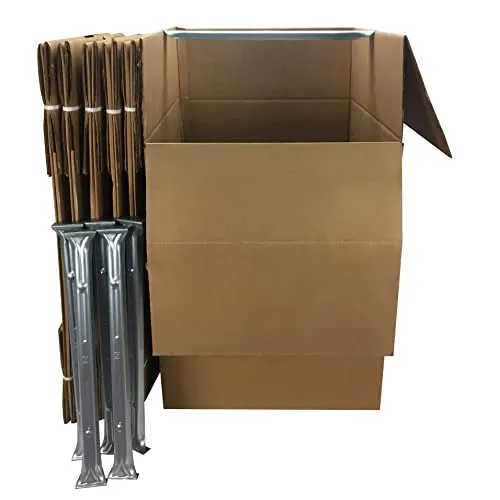 Uboxes Shorty Space-Saving Wardrobe Moving Boxes (6)