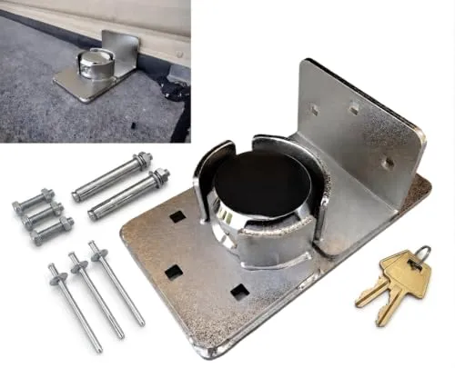 Roll-Up Door Lock: High-Security Outdoor Hasp & Padlock