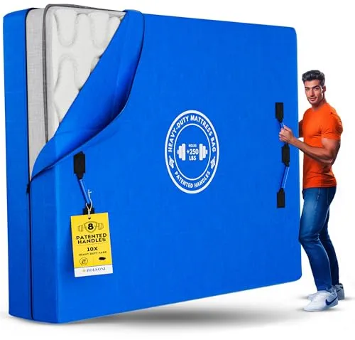Mattress Bags for Moving — Heavy-Duty Protector (Queen)