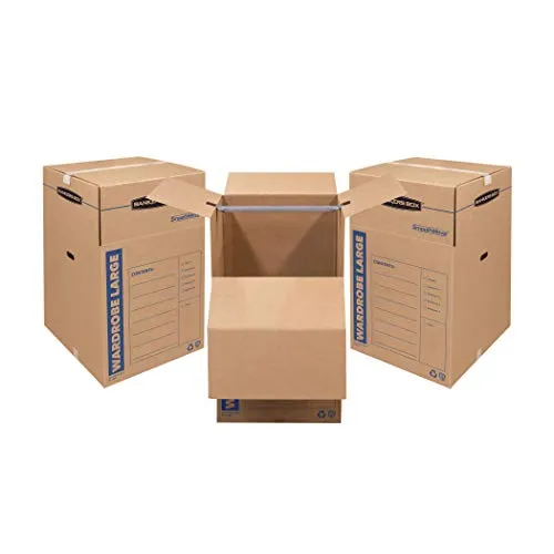 Bankers Box Tall Wardrobe Box 3 Pack 24-in x 24-in x 40-in (7711001)