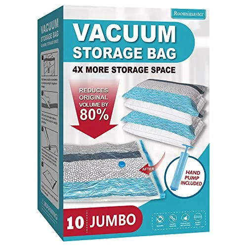 Space Saver Vacuum Bags with Pump (10 Jumbo)