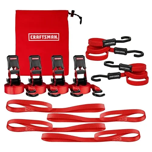 Craftsman 10-Piece Tie-Down Kit with Ratchets