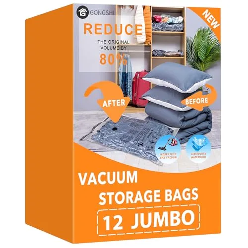 Vacuum Storage Bags Jumbo for Bedding and Clothes