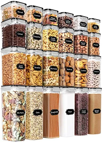 PRAKI Airtight Food Storage Containers Set (24 pcs)