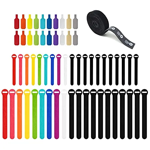 Wrap-It Cable Management Value Pack Set (40 Ties)