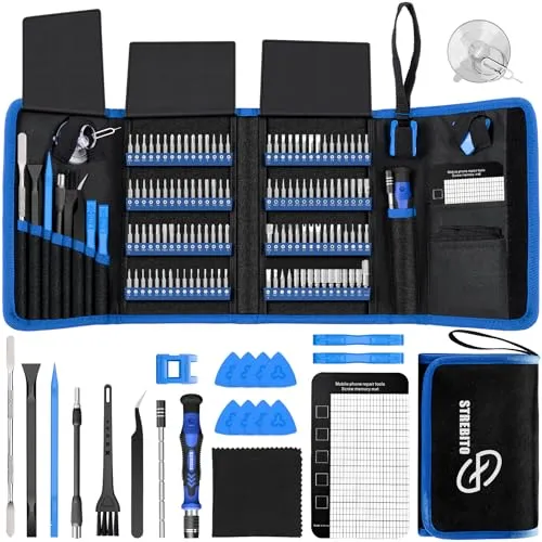 STREBITO 142-Piece Magnetic Precision Screwdriver Set