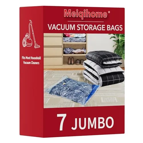 Vacuum Storage Bags 7 Jumbo Space Saver Sealer