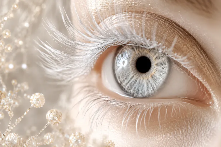 Weiße Wimpern: Ursachen, Lösungen und Styling-Tipps