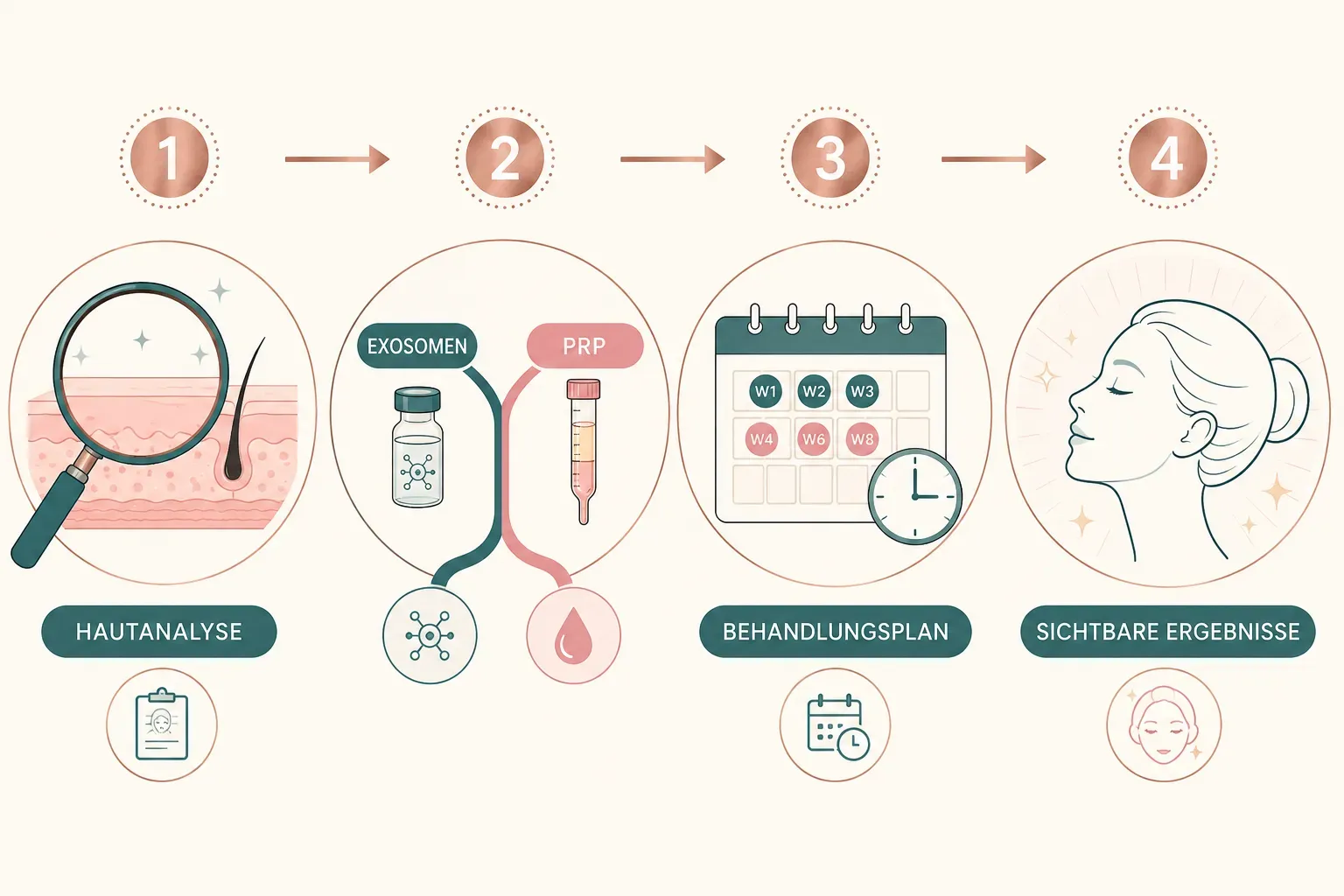 Kann man Microneedling und PRP kombinieren, und was ist mit Exosomen dazu?