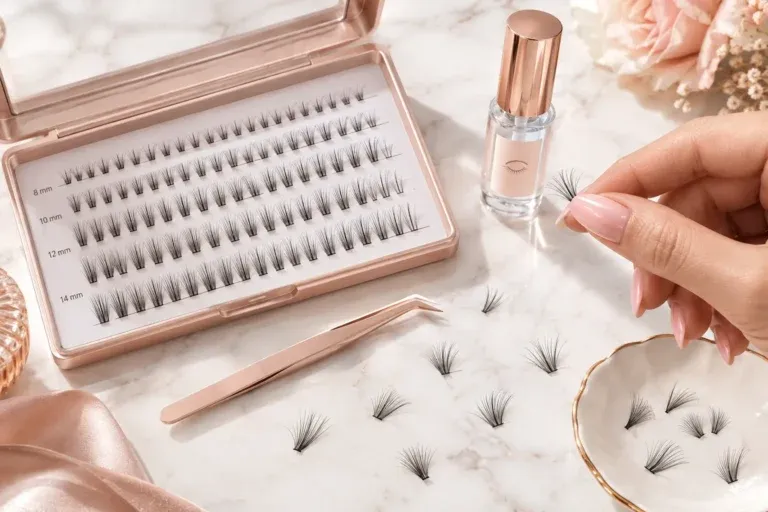 DIY Lash Extension Systeme und vorgeklebte Cluster