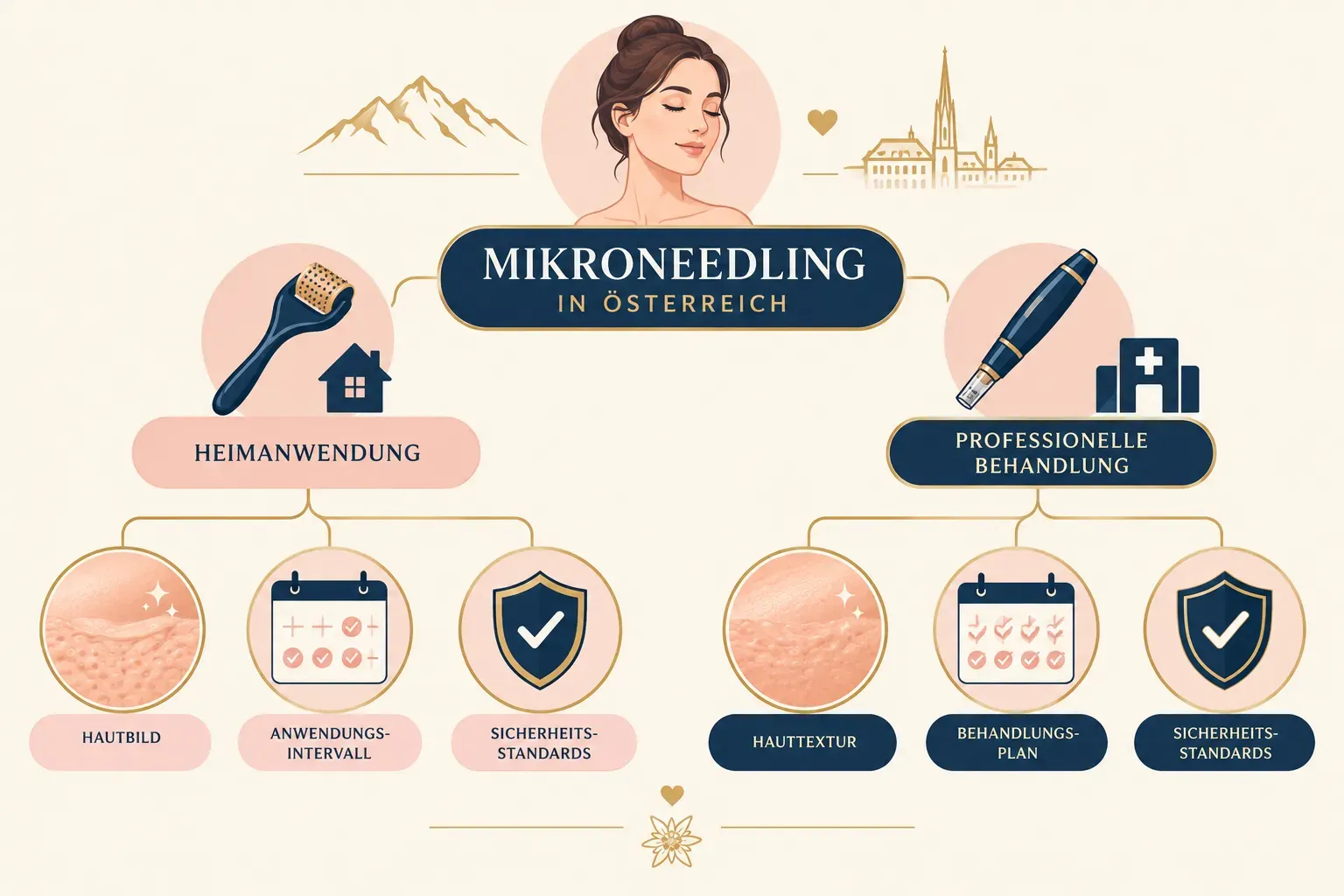 Microneedling zuhause vs. Klinik: Kosten im Vergleich
