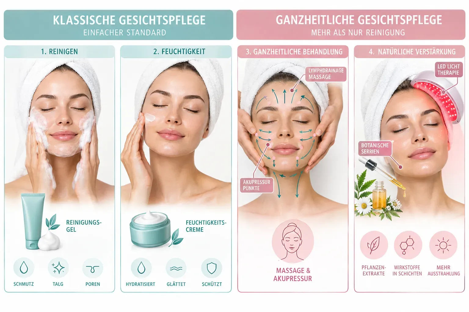 Was ist ein Holistic Facial, und wie unterscheidet es sich von einer normalen Gesichtsbehandlung?