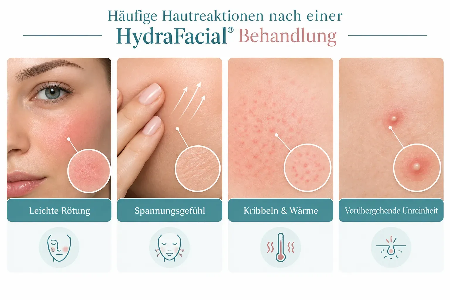 Was sind die häufigsten Nebenwirkungen nach einem HydraFacial?