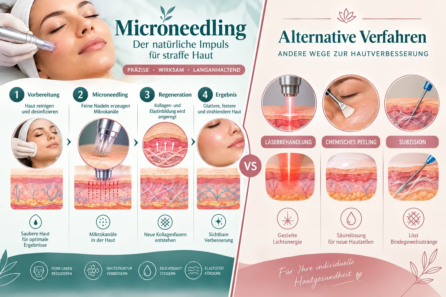 Wie viele Microneedling-Sitzungen braucht man für Akne-Narben?