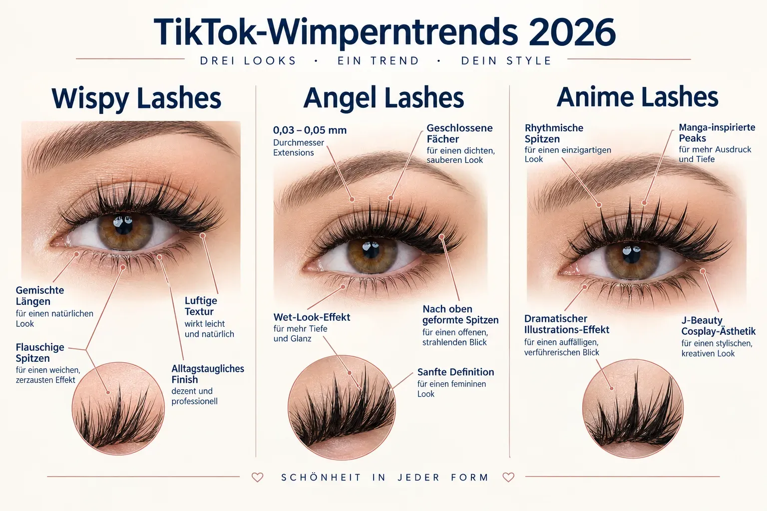 Wispy vs. Angel Lashes: Welcher Trend passt besser zu dir?