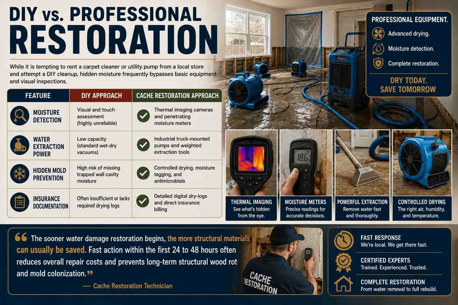 Emergency Water Damage Response & Drying: A Property Owner's Guide