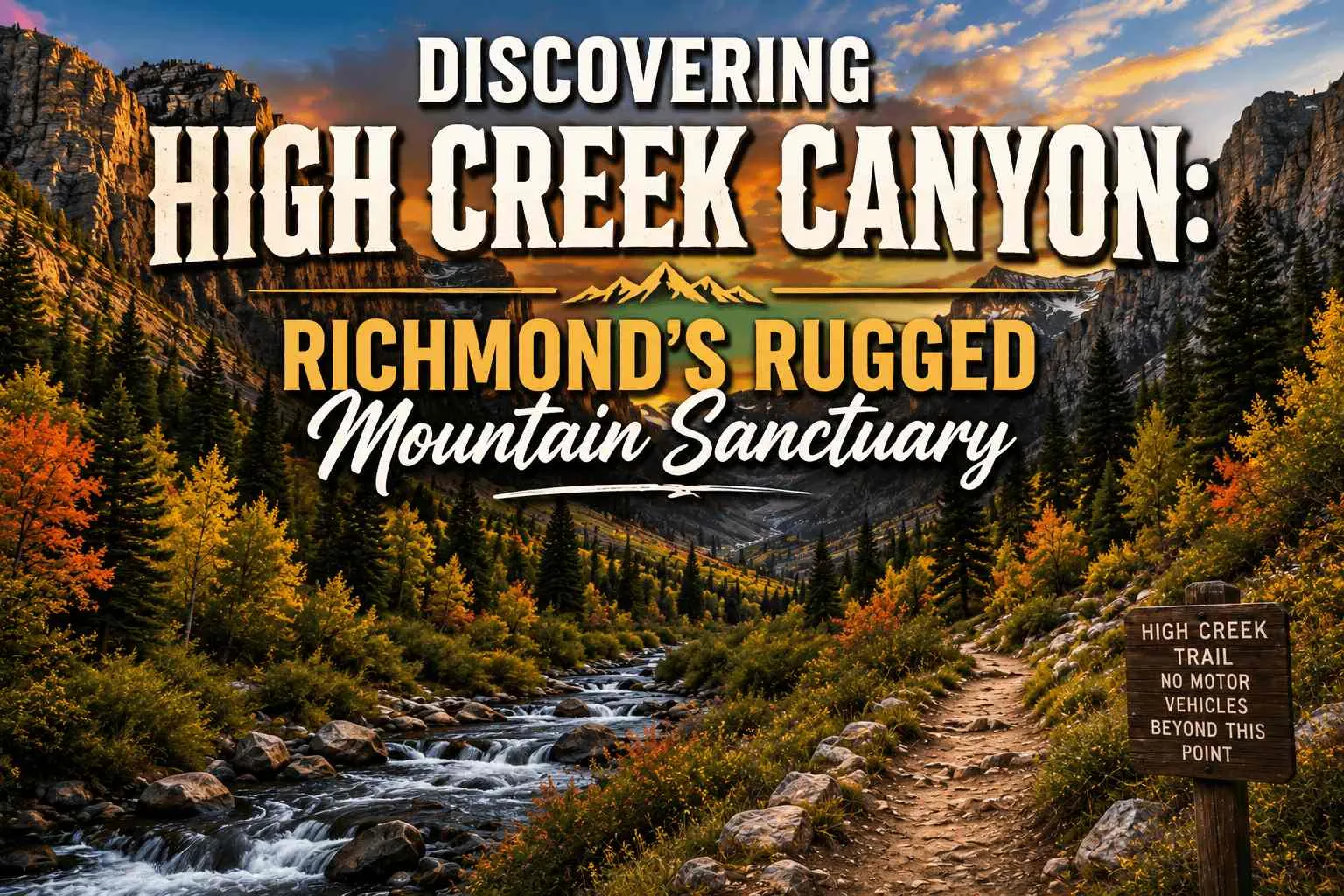 Discovering High Creek Canyon: Richmond’s Rugged Mountain Sanctuary