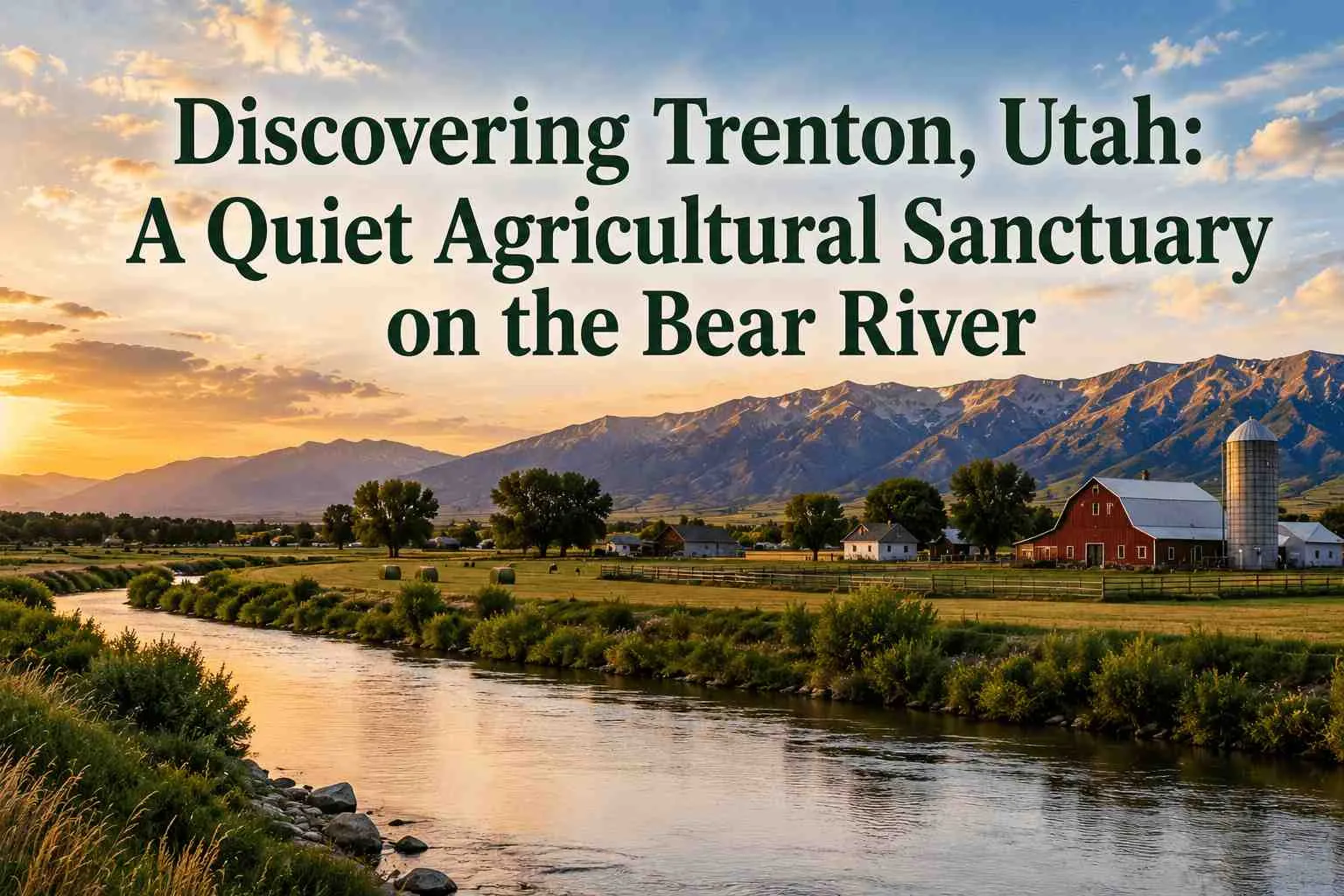 Discovering Trenton, Utah: A Quiet Agricultural Sanctuary on the Bear River Discovering Trenton, Utah: A Quiet Agricultural Sanctuary on the Bear River