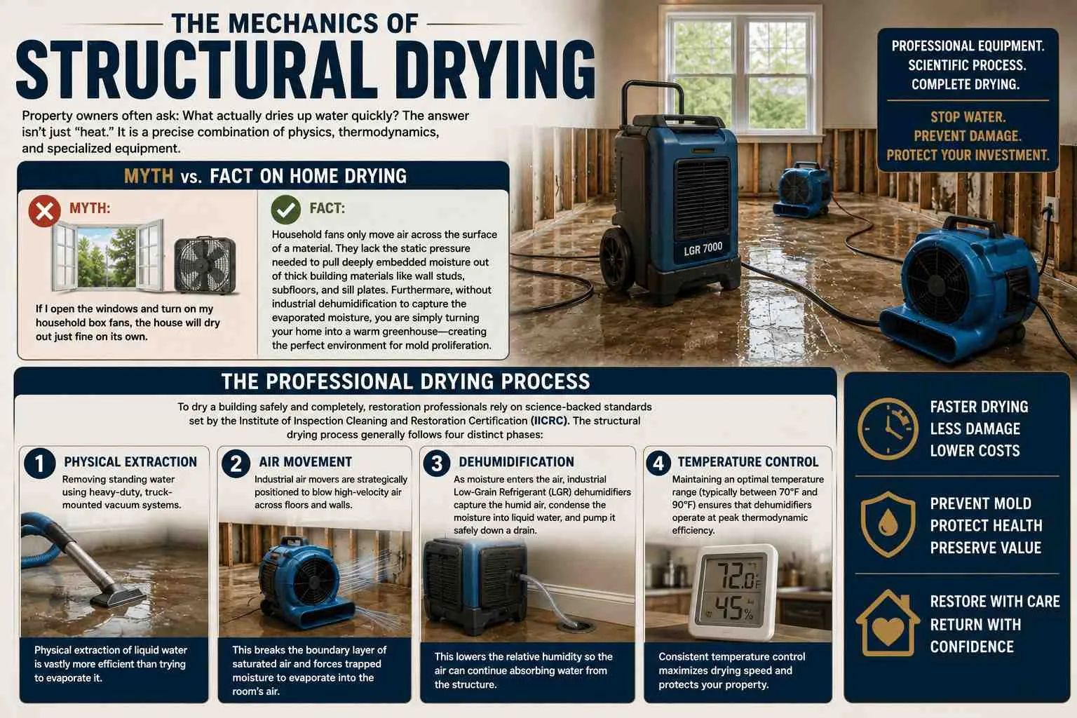 Emergency Water Damage Response & Drying: A Property Owner's Guide