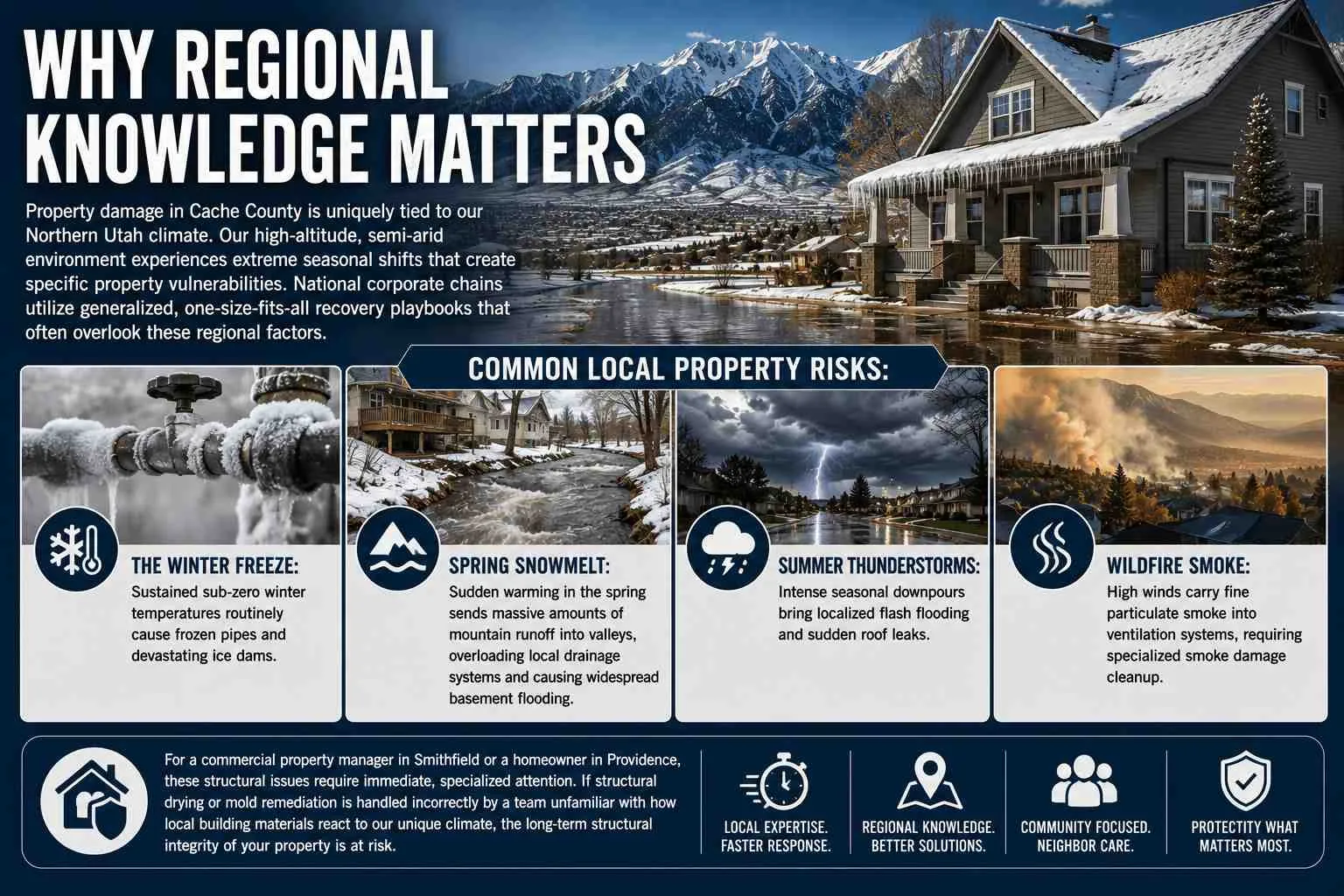 7 Reasons to Choose a Local Restoration Company in Cache County