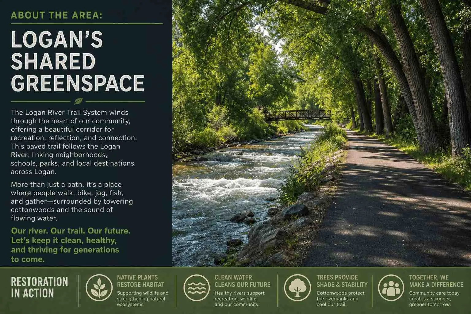 Exploring the Logan River Trail System: Logan’s Scenic Creekside Escape
