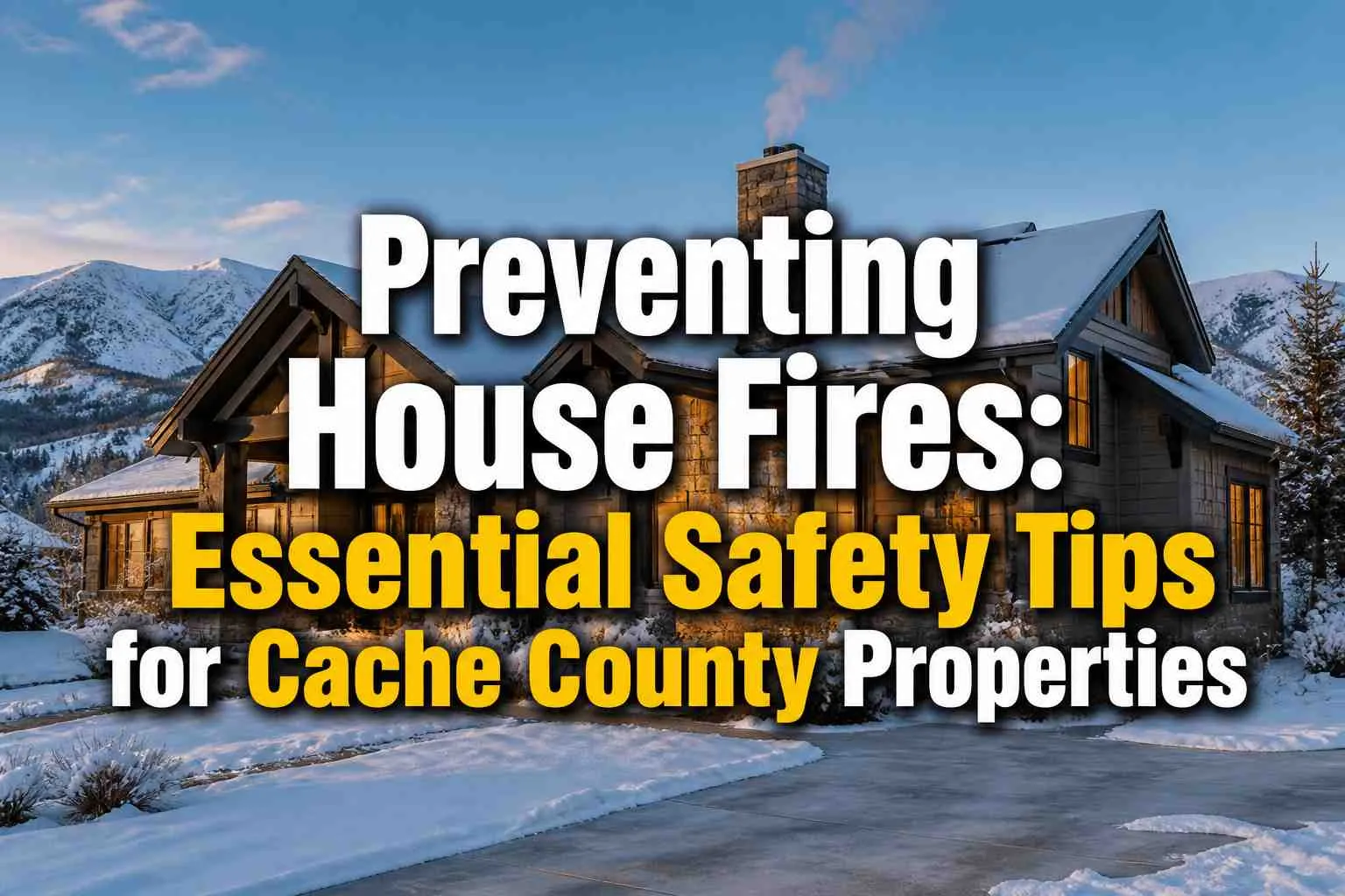 Preventing House Fires: Essential Safety Tips for Cache County Properties