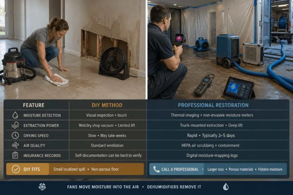DIY vs. Professional Restoration