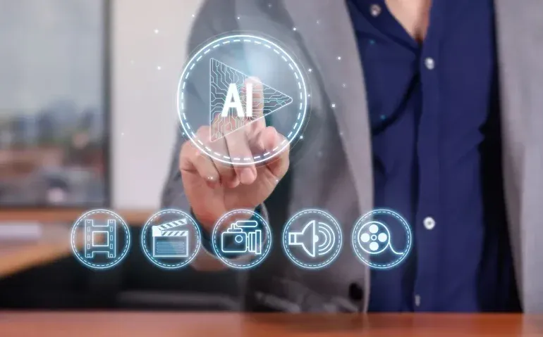 a-man-interacting-with-ai-video-editing
