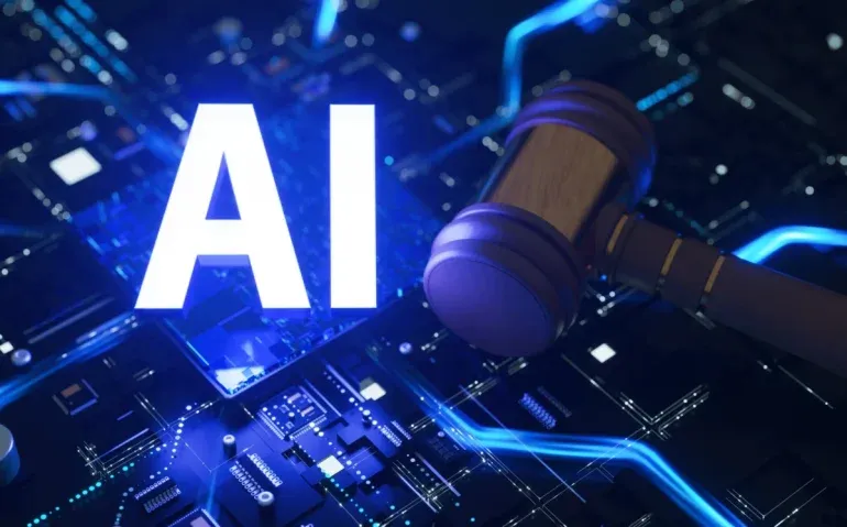 gavel-and-ai-text-over-digital-circuit