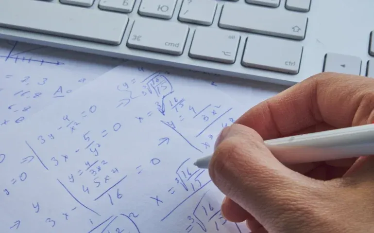 hand-solving-math-equations