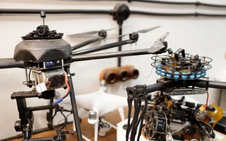 intricate-display-of-drone-technology