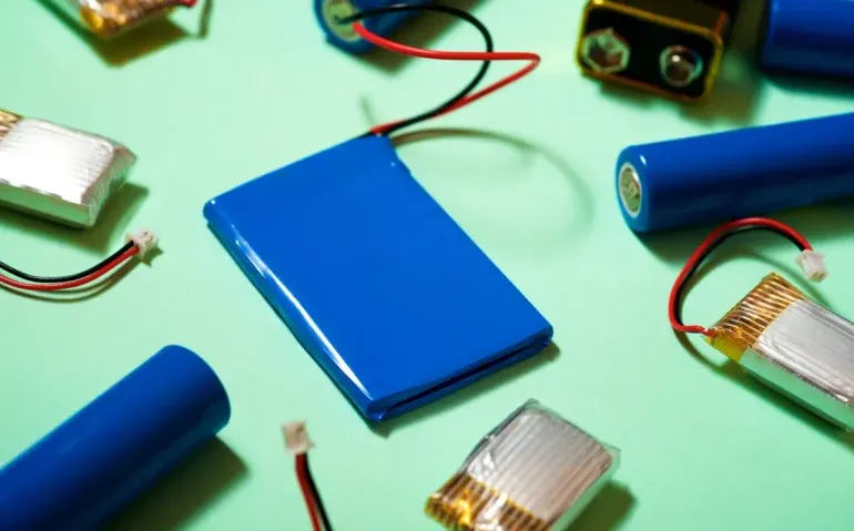 many-batteries-on-a-green
