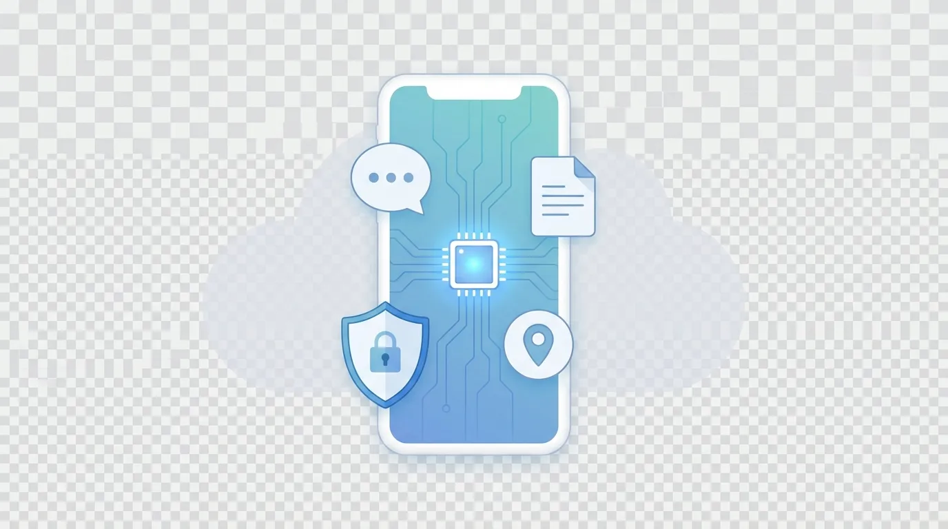 On device intent extraction illustration